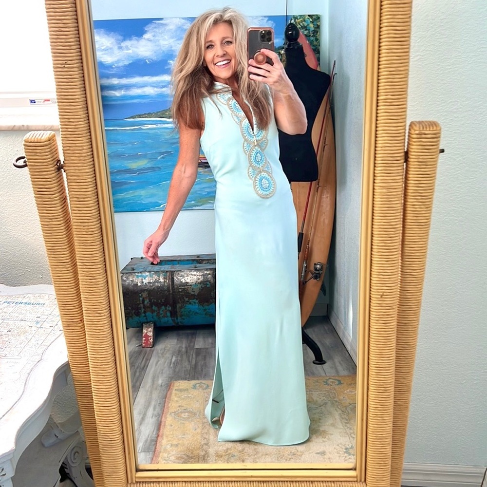 (SOLD)Lilly Pulitzer,Exceptional Jane Shift Dress,Worn Once,Lilly Blue,Beautiful - Picture 6 of 17